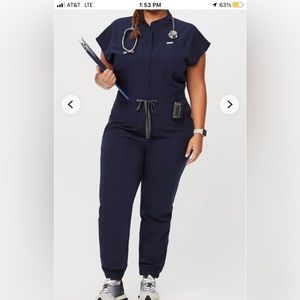 FIGS Jumpsuit in BLACK.